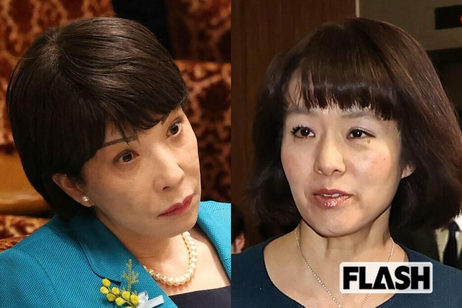 左から高市早苗氏と杉田水脈氏