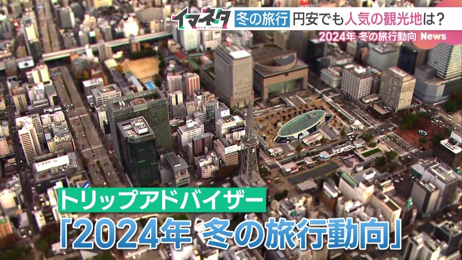 2024年、冬に人気の観光地とは？