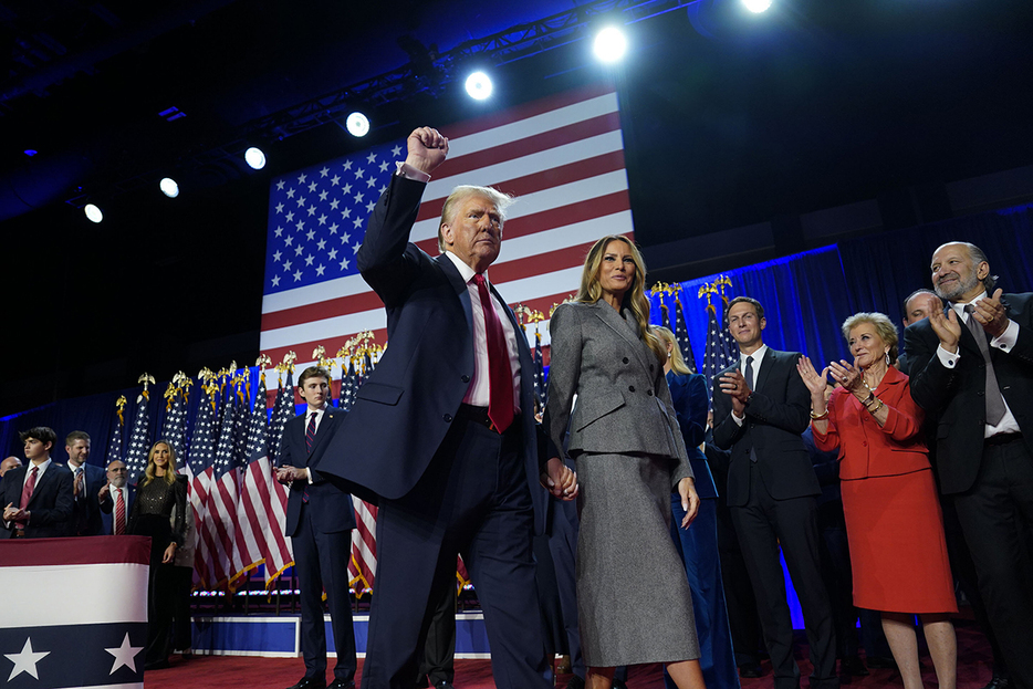 ドナルド・トランプ氏が米大統領に返り咲く(Jabin Botsford／The Washington Post via Getty Images)