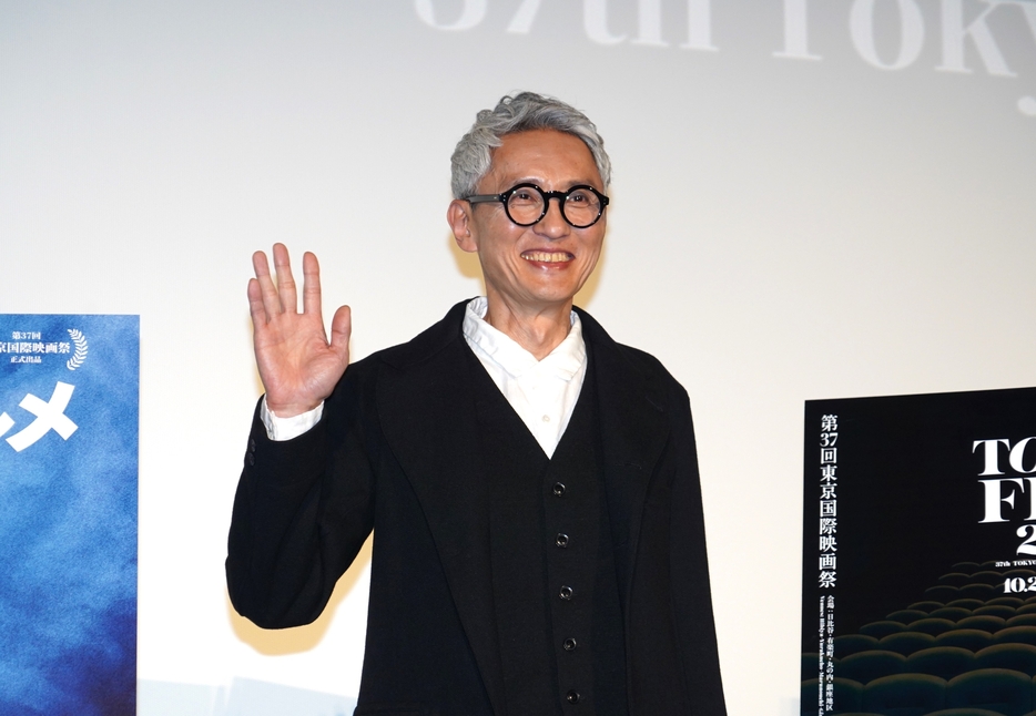 監督・主演の松重豊、登壇は「ずっと1人なんです（笑）」