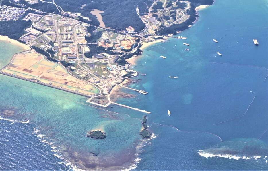 名護市辺野古の沿岸部（大竹直樹撮影）