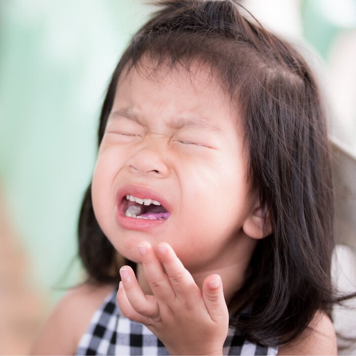 冬の子どもやけど最前線