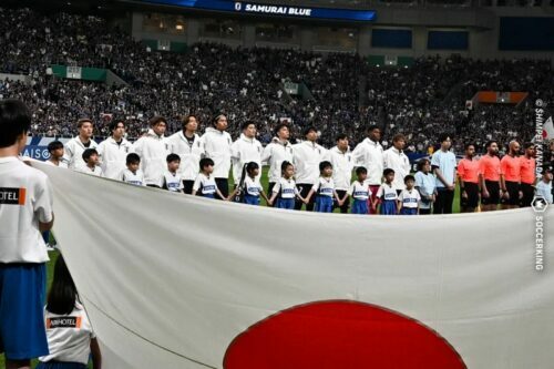 日本代表（写真は先月15日のもの） [写真]=金田慎平