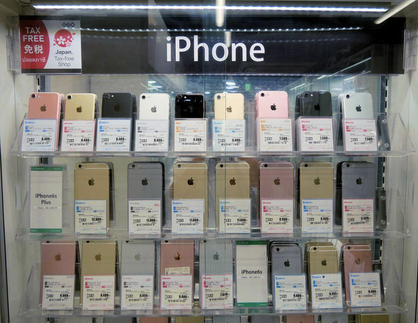 ゲオモバイル渋谷センター街店では、レトロiPhoneの中ではiPhone 6sが人気だという