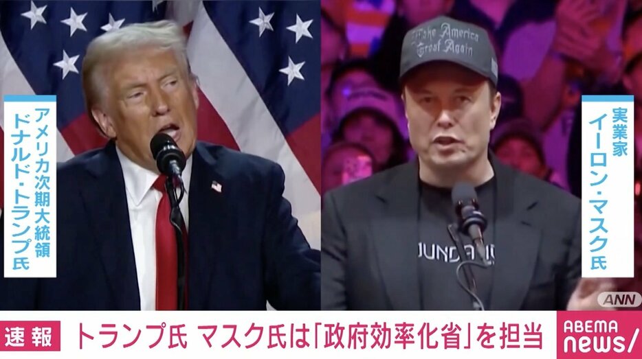 トランプ氏とマスク氏