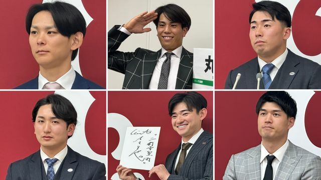 11月22日にアップ更改した巨人6選手