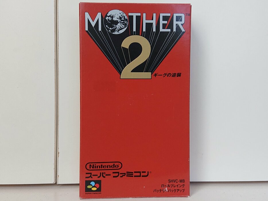 スーパーファミコン用ソフト『MOTHER2』（編集部撮影）