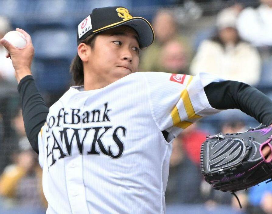 プロ野球12球団合同トライアウトで力投した中村亮太（撮影・冨永豊）