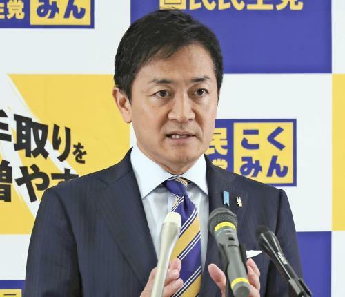 国民民主党の玉木代表（10月３１日撮影）