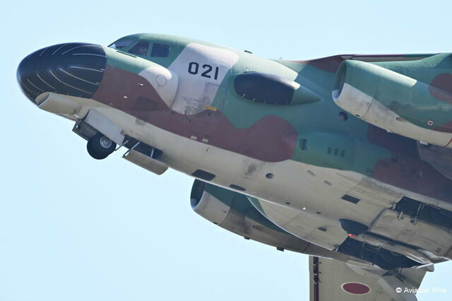 入間航空祭に初登場した空自の子戦訓練機EC-1＝24年11月3日 PHOTO: Tadayuki YOSHIKAWA/Aviation Wire