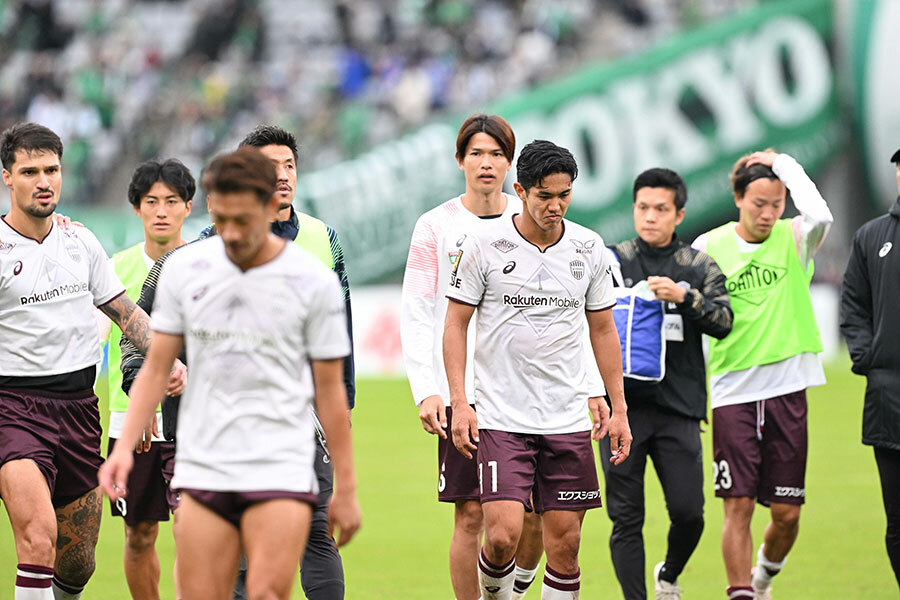 東京ヴェルディと引き分けたヴィッセル神戸【写真：徳原隆元】