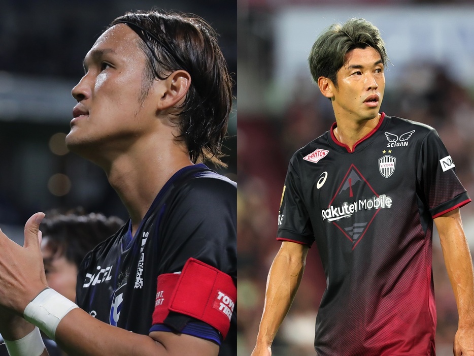 FW宇佐美貴史とFW大迫勇也(J.LEAGUE)