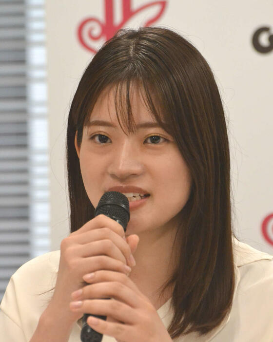 藤沢里菜女流本因坊・女流名人（2024年4月22日撮影）