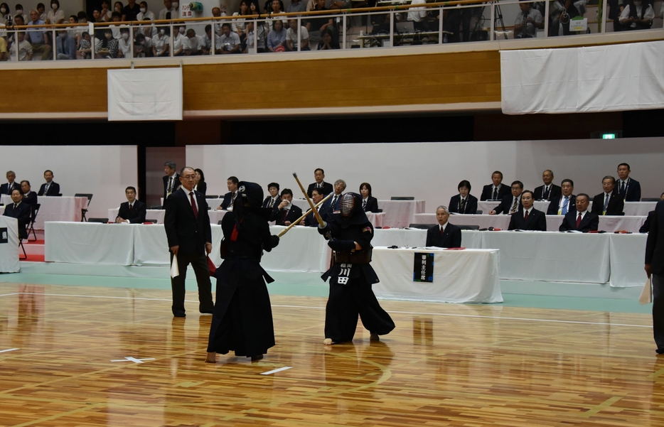 佐賀県神埼市で開催された剣道の試合