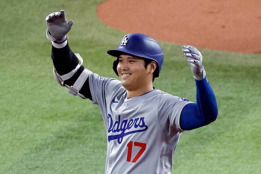 ドジャースの大谷翔平【写真：ロイター】