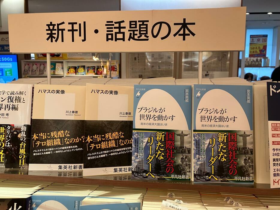 『ブラジルが世界を動かす』東京での販売風景(宮本さん提供)