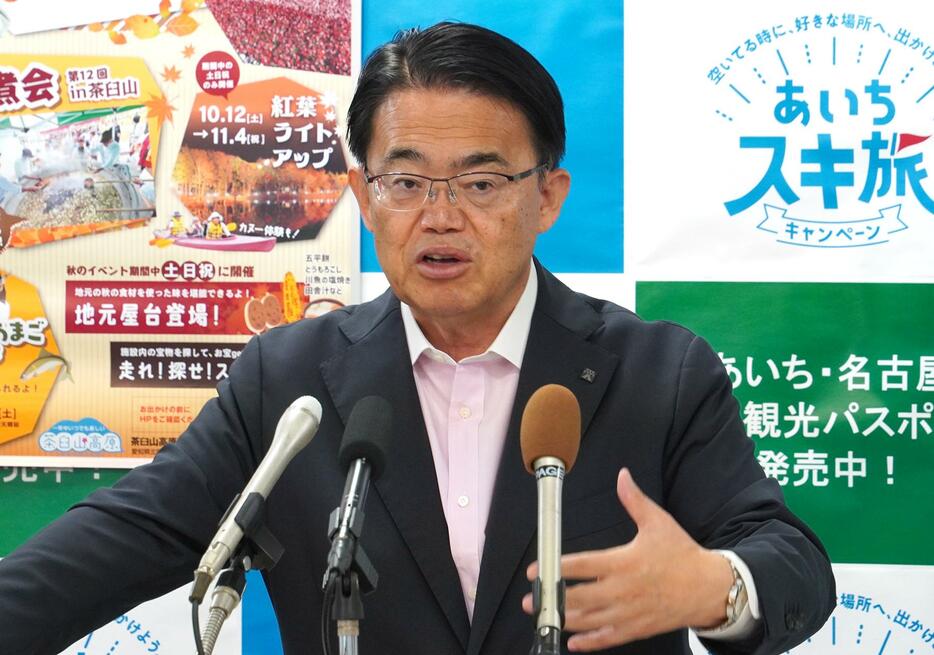 ［写真］愛知県の大村秀章知事