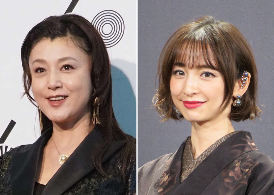 「サムデイ」に所属していた藤原紀香（左）と篠田麻里子