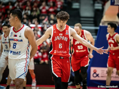 日本代表“国内ラストマッチ”で貫禄を示した比江島慎［写真］＝fiba.basketball