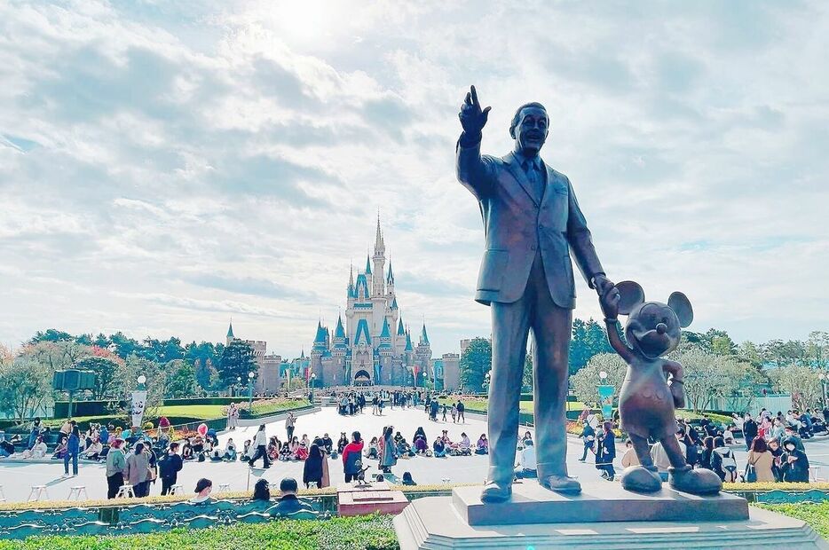 ディズニーランドのパーク写真