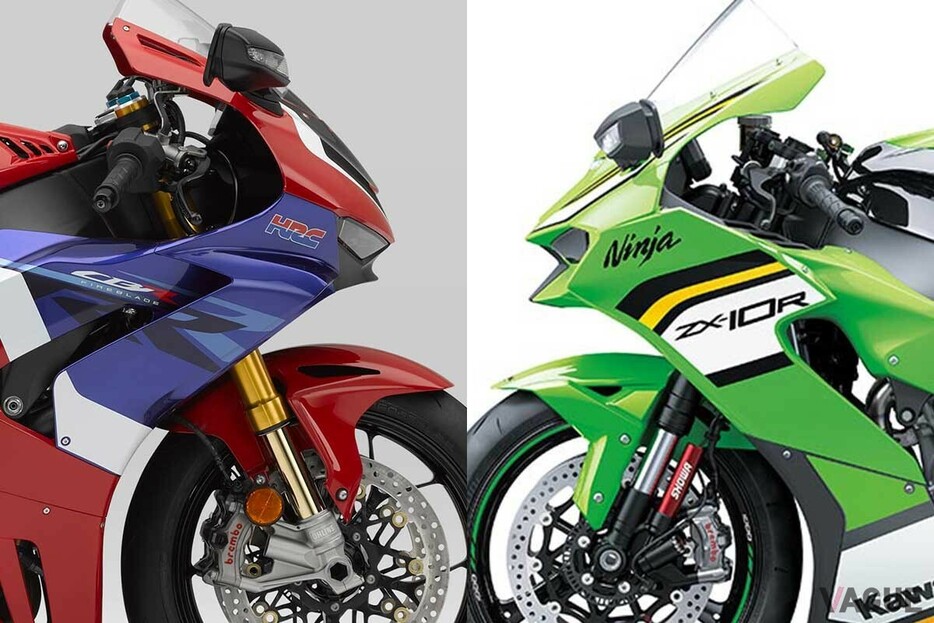 ホンダ「CBR－1000RR-R」とカワサキ「ニンジャZX－10R」