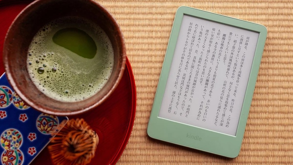 無印版のKindleでは新たに抹茶をイメージした新色「マッチャ」が登場した