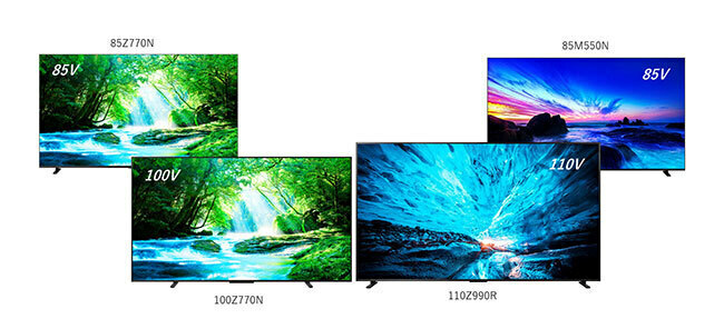 TVS REGZA、4K液晶テレビの新機種としてタイムシフトマシンとMini LED液晶搭載の「110Z990R」など4機種発売