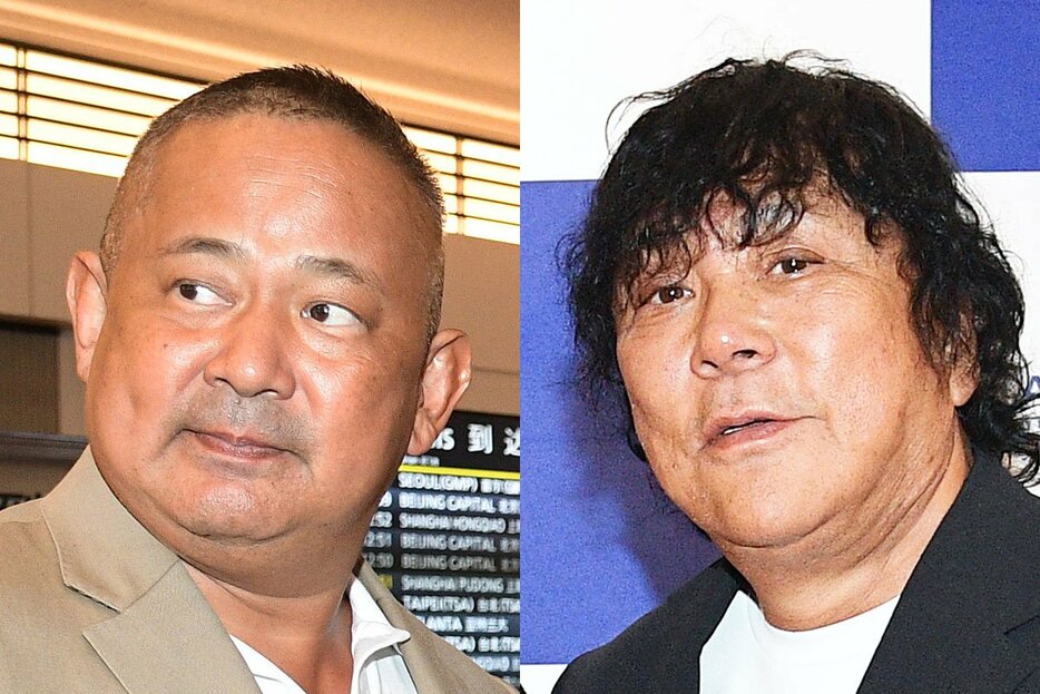 西村修(左)と大仁田厚