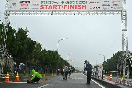 全レース中止となったツール・ド・おきなわ＝１０日７時１９分