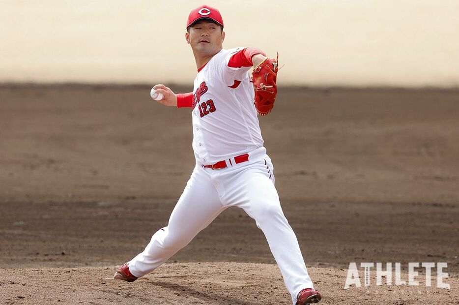 今季限りでカープを戦力外となった岡田明丈