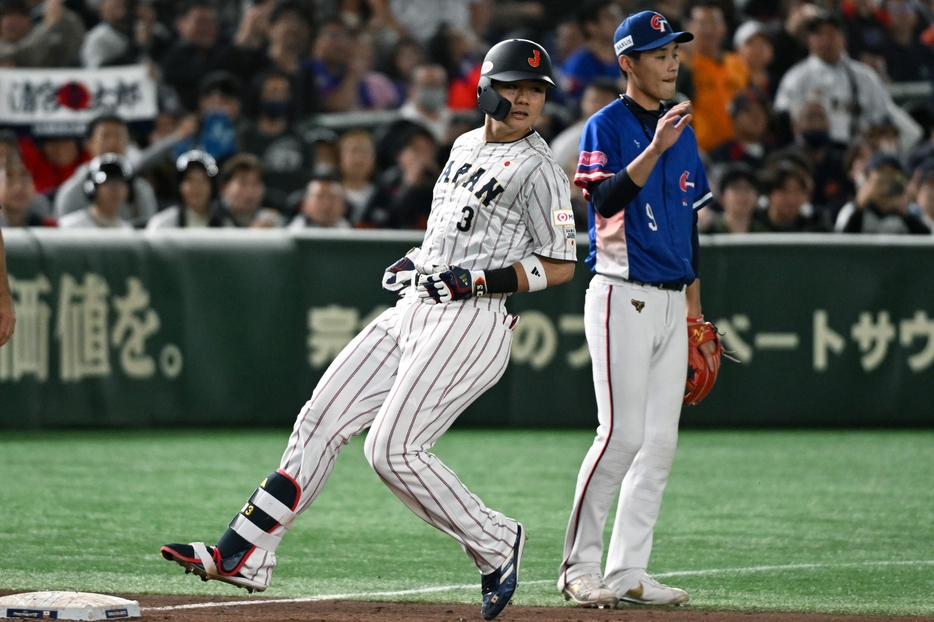 "前哨戦"は日本が勝利。清宮のタイムリーなどで9点を奪った(C)Getty Images