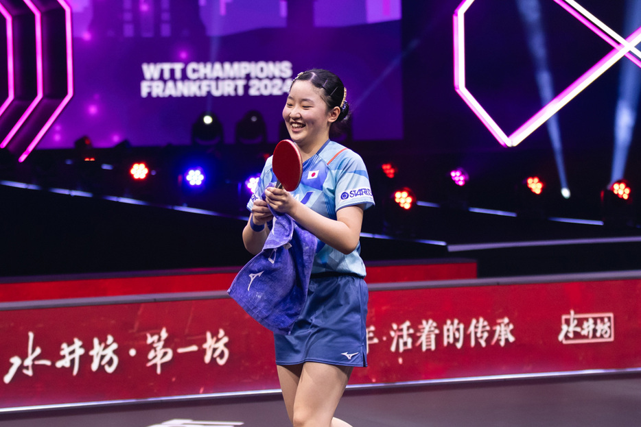 張本美和 PHOTO：World Table Tennis