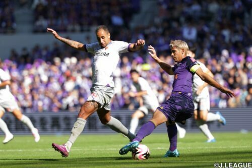 広島と京都が対戦した [写真]＝J.LEAGUE via Getty Images