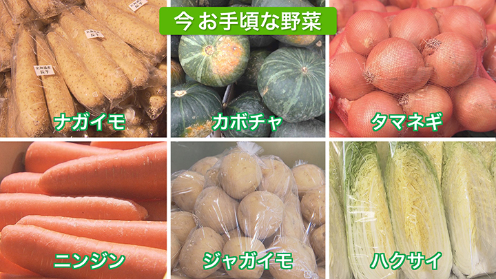 お手頃な野菜は…