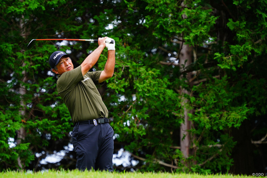 増田伸洋が首位発進を決めた（写真は2024年日本プロゴルフシニア選手権）