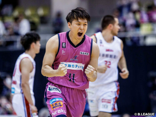 B2福島ファイヤーボンズに所属する山内翼［写真］＝B.LEAGUE