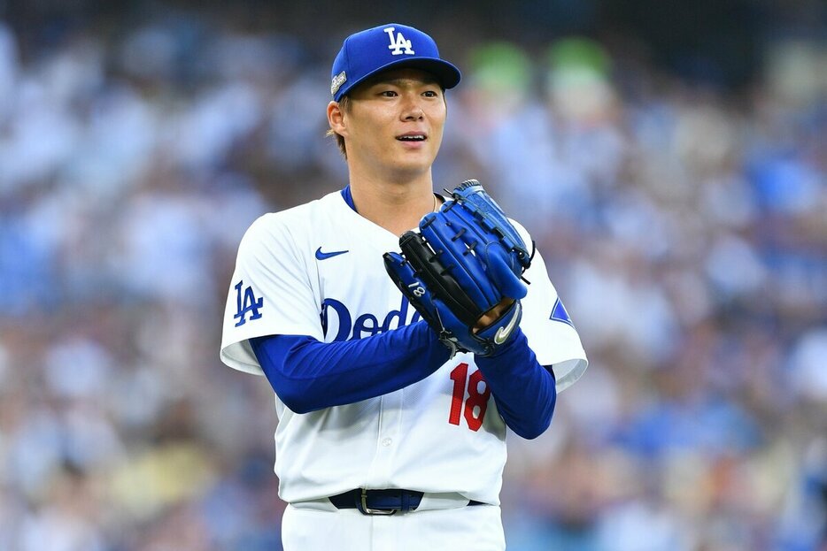 山本由伸：オリックスでリーグ3連覇を飾り、ドジャースに移籍1年目でワールドチャンピオン。昨年にWBC制覇も果たしており、まさに「優勝請負人」だ。故障で苦しい時期があったが、ポストシーズンの活躍は見事だった（写真：AP／REX／USA　TODAI　Sp...