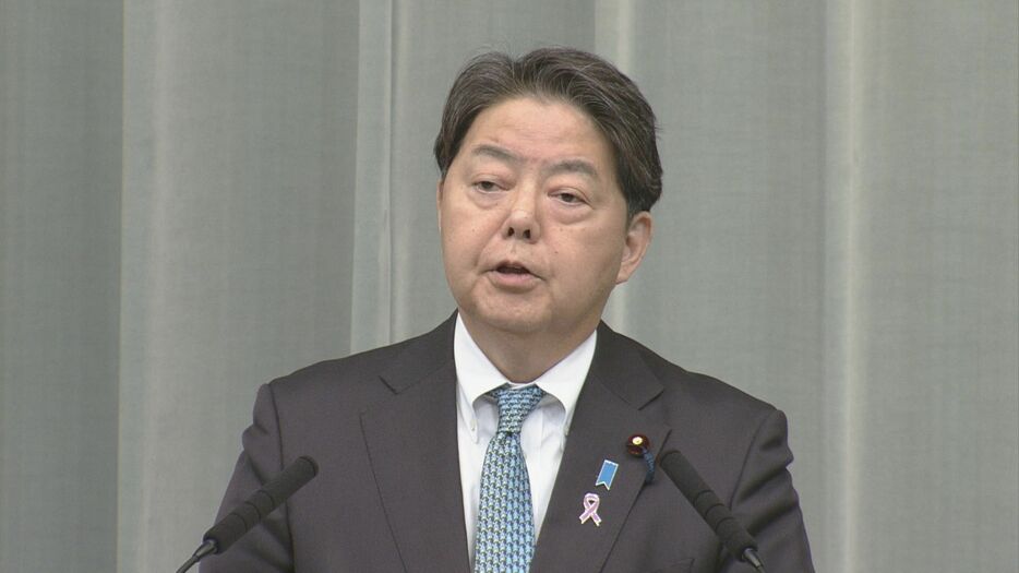 中国の日本人短期ビザなし渡航再開　林長官「日中間の交流の円滑化を期待する」