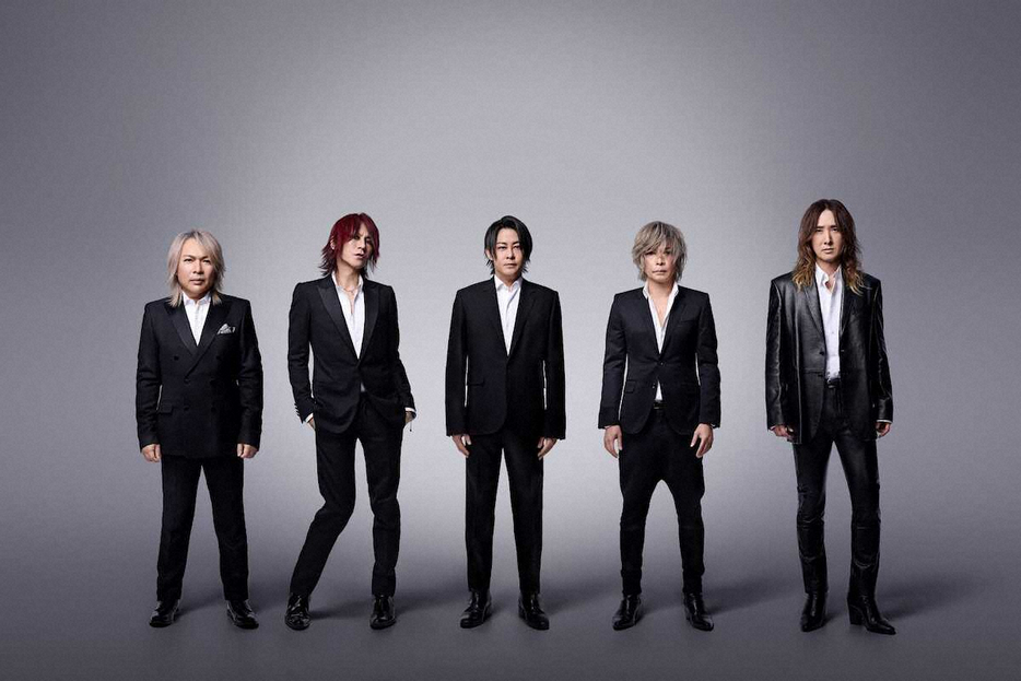 メンバー5人全員が神奈川県出身のLUNA　SEA（左から）真矢、SUGIZO、RYUICHI、INORAN、J