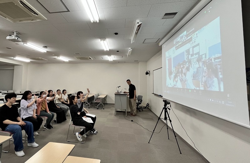 神戸親和大学生と離島児童が交流　南あわじ市立沼島小とオンラインで