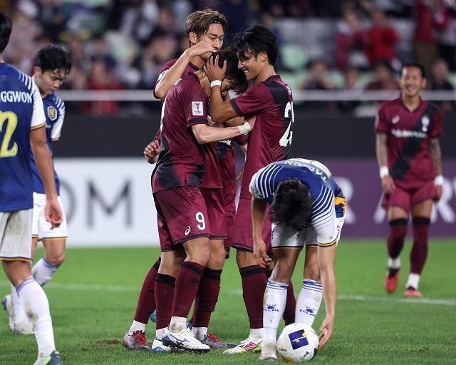 神戸がホームで光州に２－０勝利。（C）Getty Images