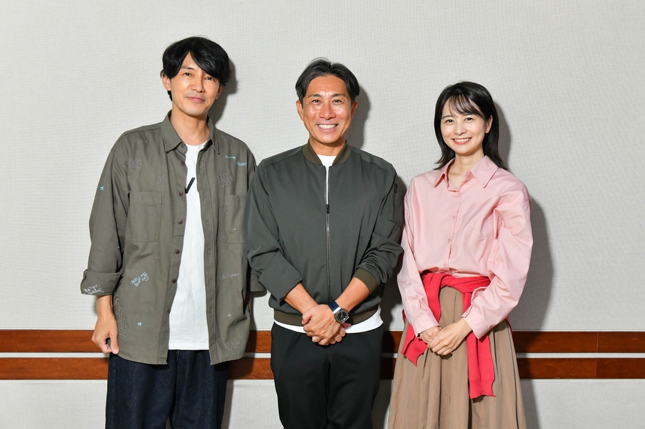 （左から）藤木直人、前園真聖さん、高見侑里