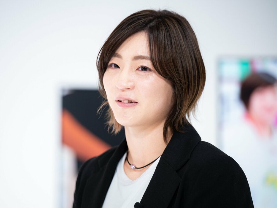 パリ五輪柔道女子48kg級で金メダルを獲得した角田夏実が、自らの挫折地点を明かした photograph by Nanae Suzuki