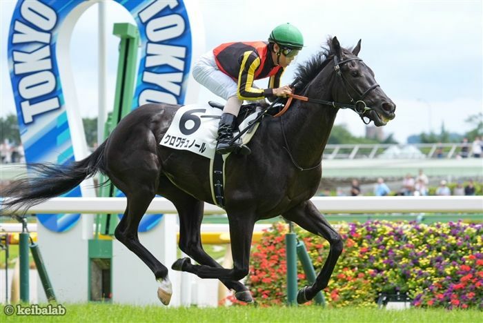 新馬戦を好タイムで制したクロワデュノール