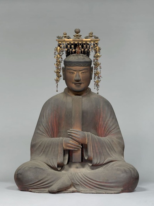 法隆寺の聖徳太子坐像（奈良・法隆寺所蔵、画像提供・奈良国立博物館）