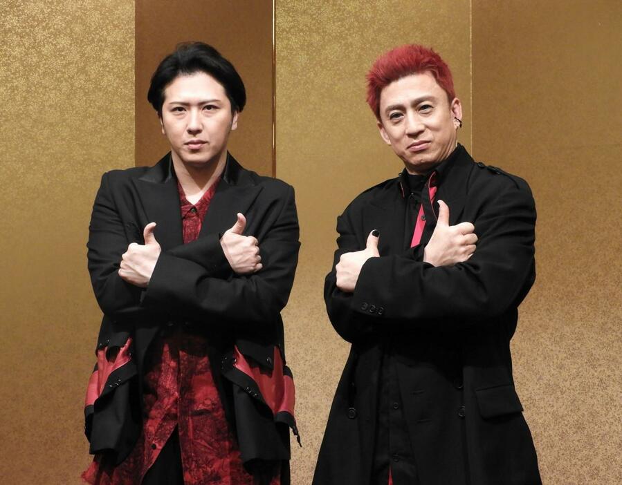 （左から）尾上松也さん、松本幸四郎さん