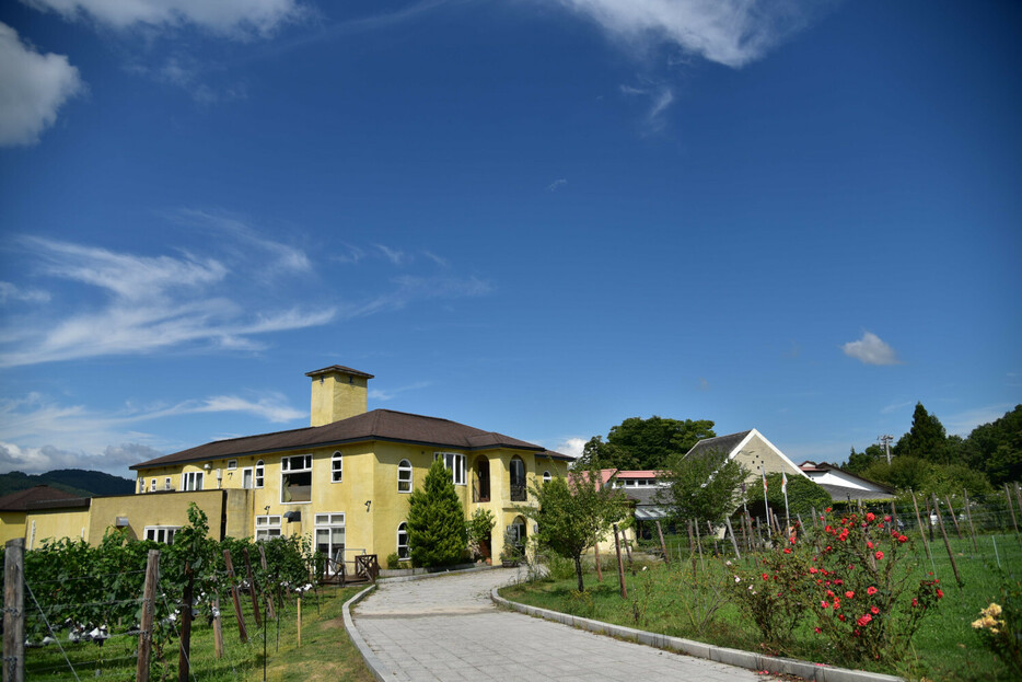 サンクゼール本店ガーデン(長野県北部飯綱町)写真提供：株式会社 サンクゼール