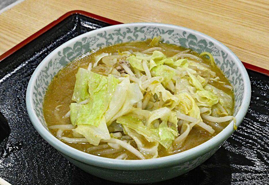 中みそで提供されているみそラーメン「中みそ」。写真は小サイズ