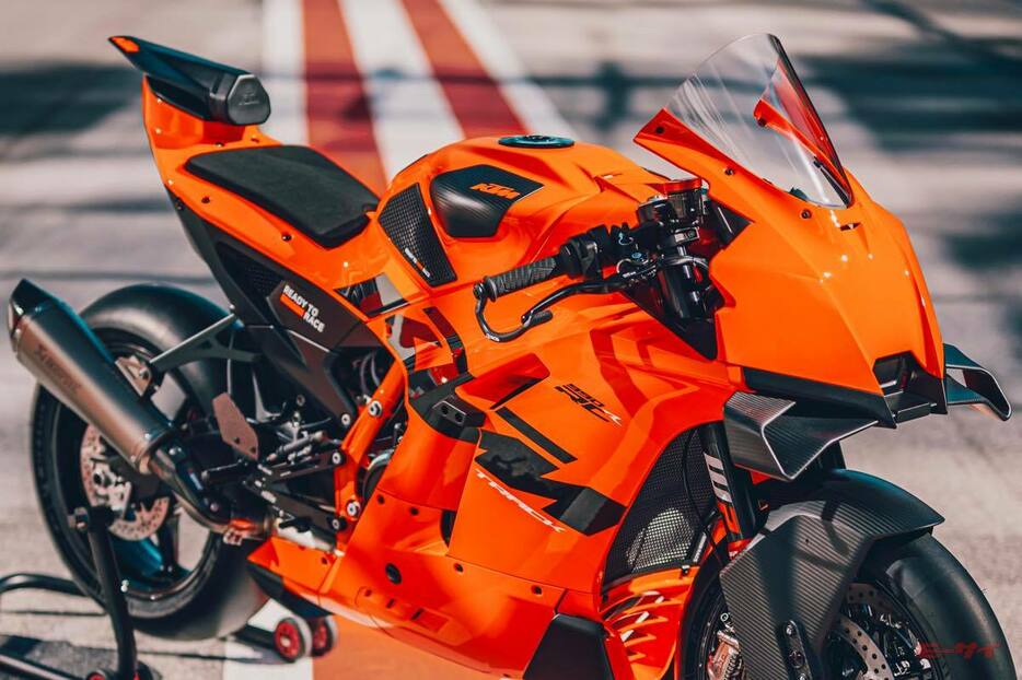 KTM 990RC R:トラック仕様のプロトタイプ。公道モデルのデビューは2025年春以降となる模様