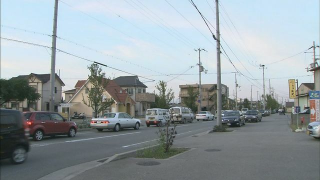 事件現場の近くの幹線道路（2007年）